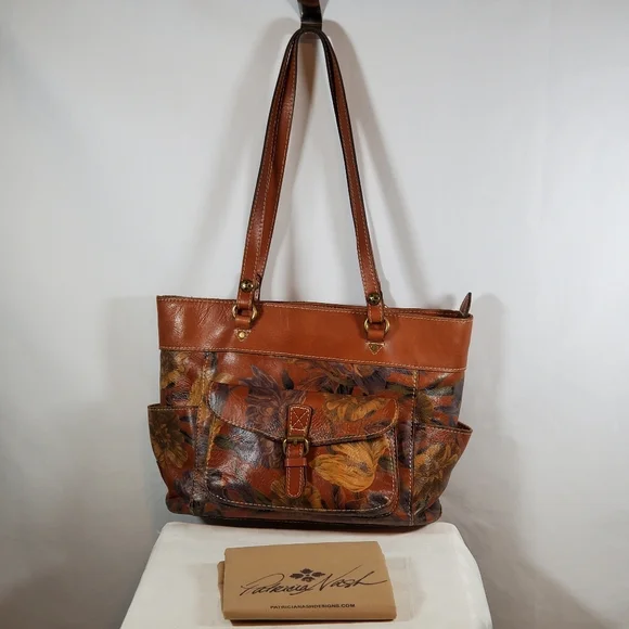 Patricia Nash Floral Bolsena Bag - Picture 2 of 12